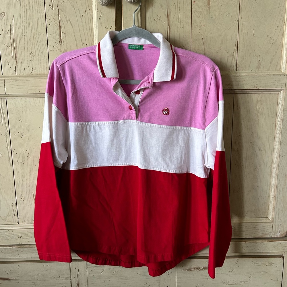 Unites Colors of Benetton Rugby Shirt Size: S/M